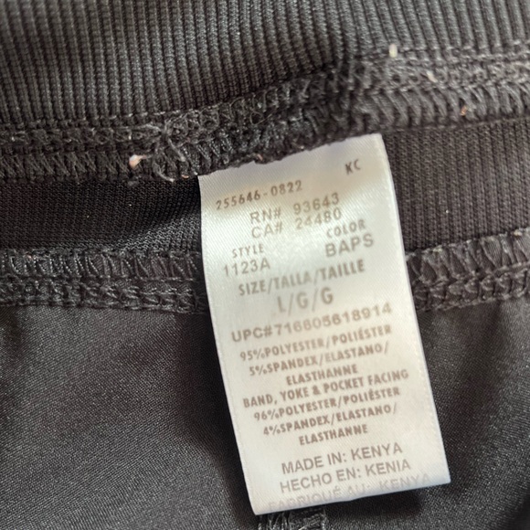 Infinity Women's Straight Leg Scrub Pant | Black - Picture 8 of 8